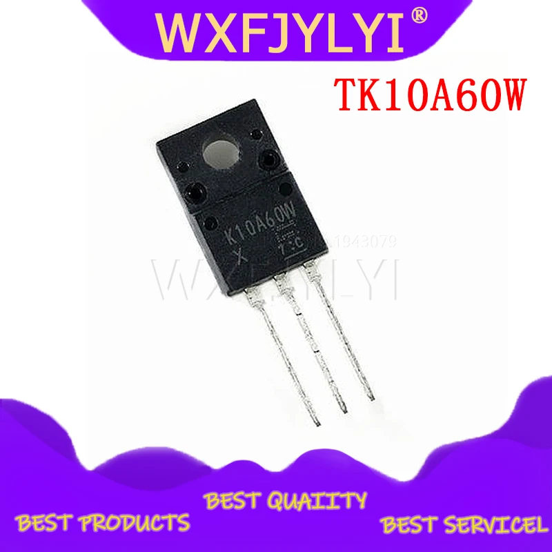 10pcs/lot TK10A60W K10A60W TO-220F MOS new