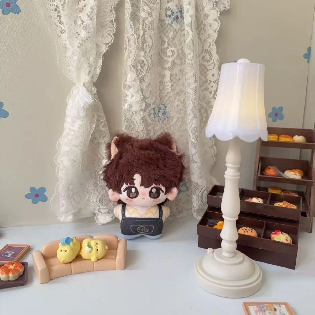 Originale Xiaoyu Cake Cosplay Attributo Ziyu Celebrity Fan che circonda la bambola di cotone da 10 cm