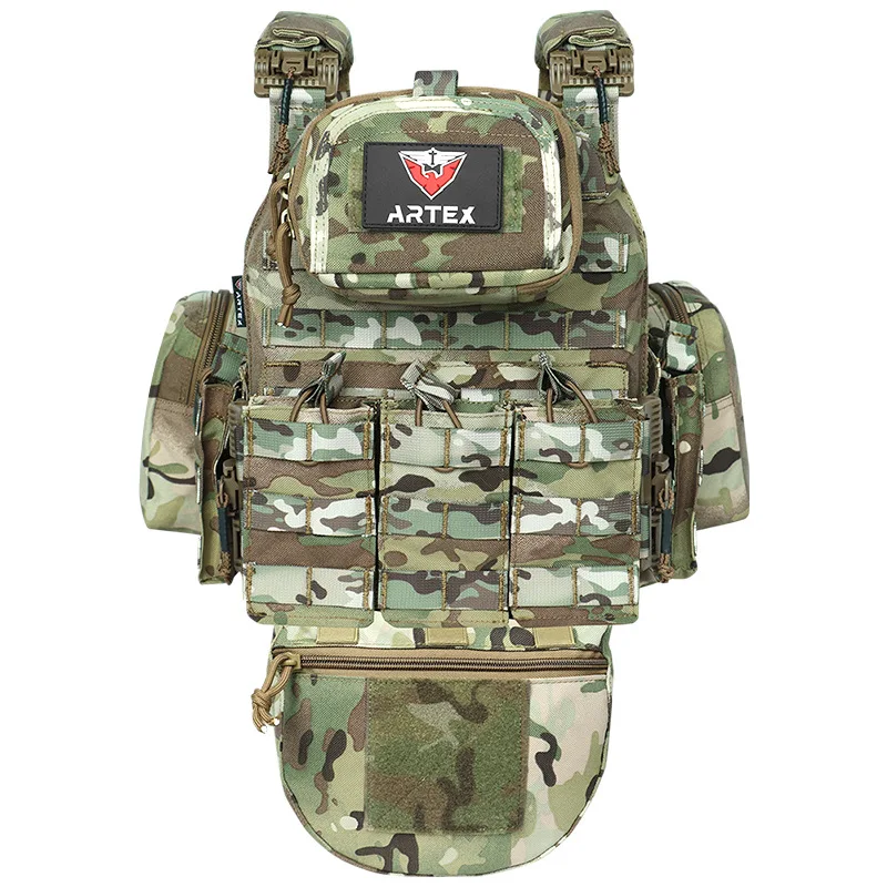 

Multifunctional Full Body Camo Vest Plate Carrier Chalecos tactico Quick Release Security Tactical Vest Removable Tactical Vest