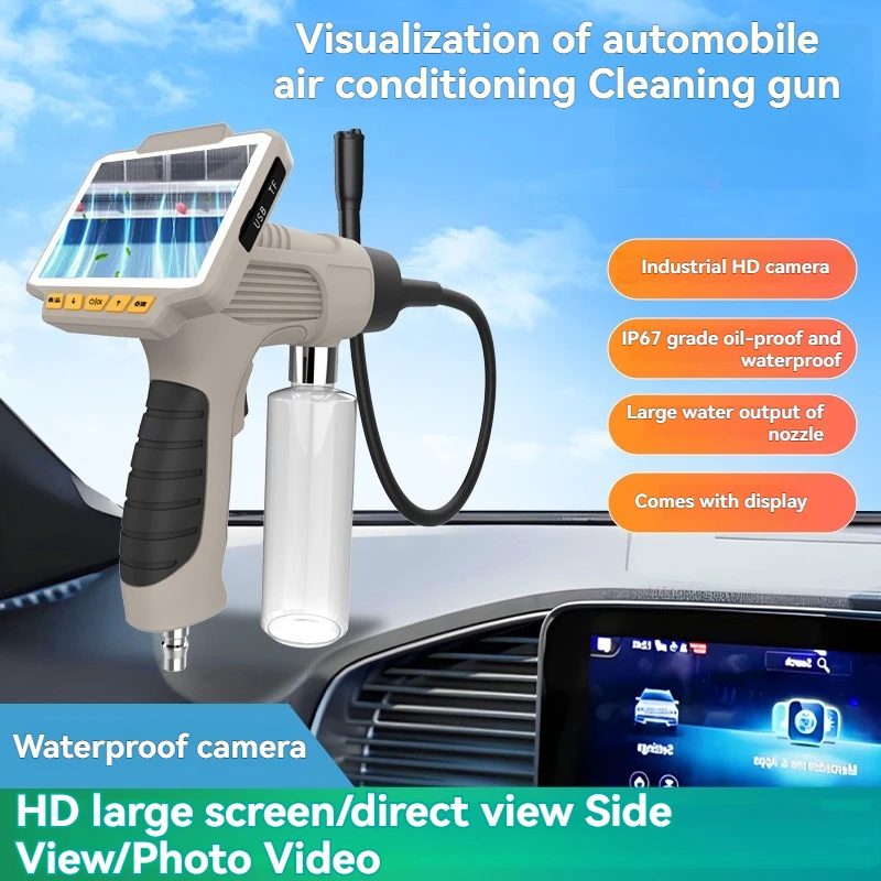 

4.3‘’ IPS Screen Portable 8MM HD1080P Endoscope Video Camera Single Lens Car Pipe Sewer Inspection Borescope IP68 Waterproof