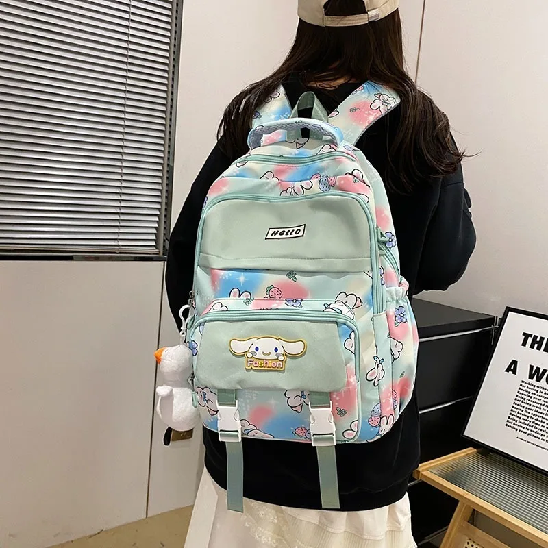

2025 New Oxford Backpack Large Capacity Cartoon School Bag for Teens High Middle Students Lightweight Durable Unisex Rucksack