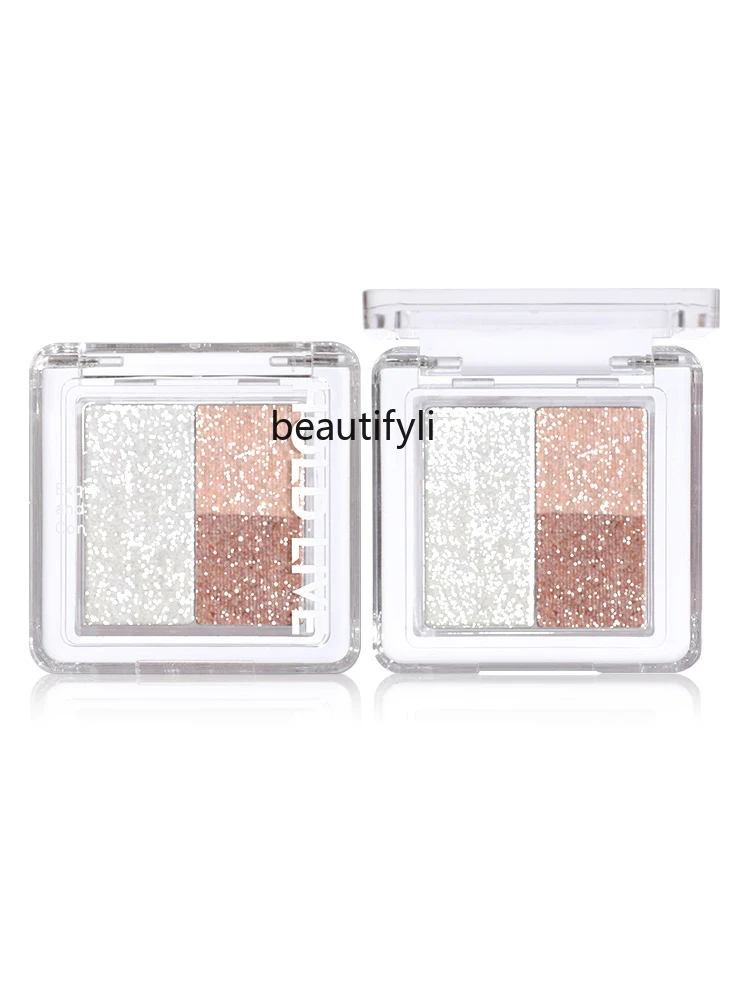 Starlight Focus Eyeshadow Highlight Flash Cowherd Cheap Thin and Glittering Brightening Pearlescent Crouching Silkworm Moonstone