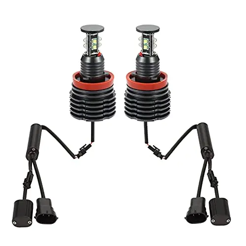 

H8 LED Angel Eyes Halo Ring Lights for BMW for E60 E61 E71 E70 LCI E90 for E91 X5 Angel Eye Headlight LED Car Headlamps