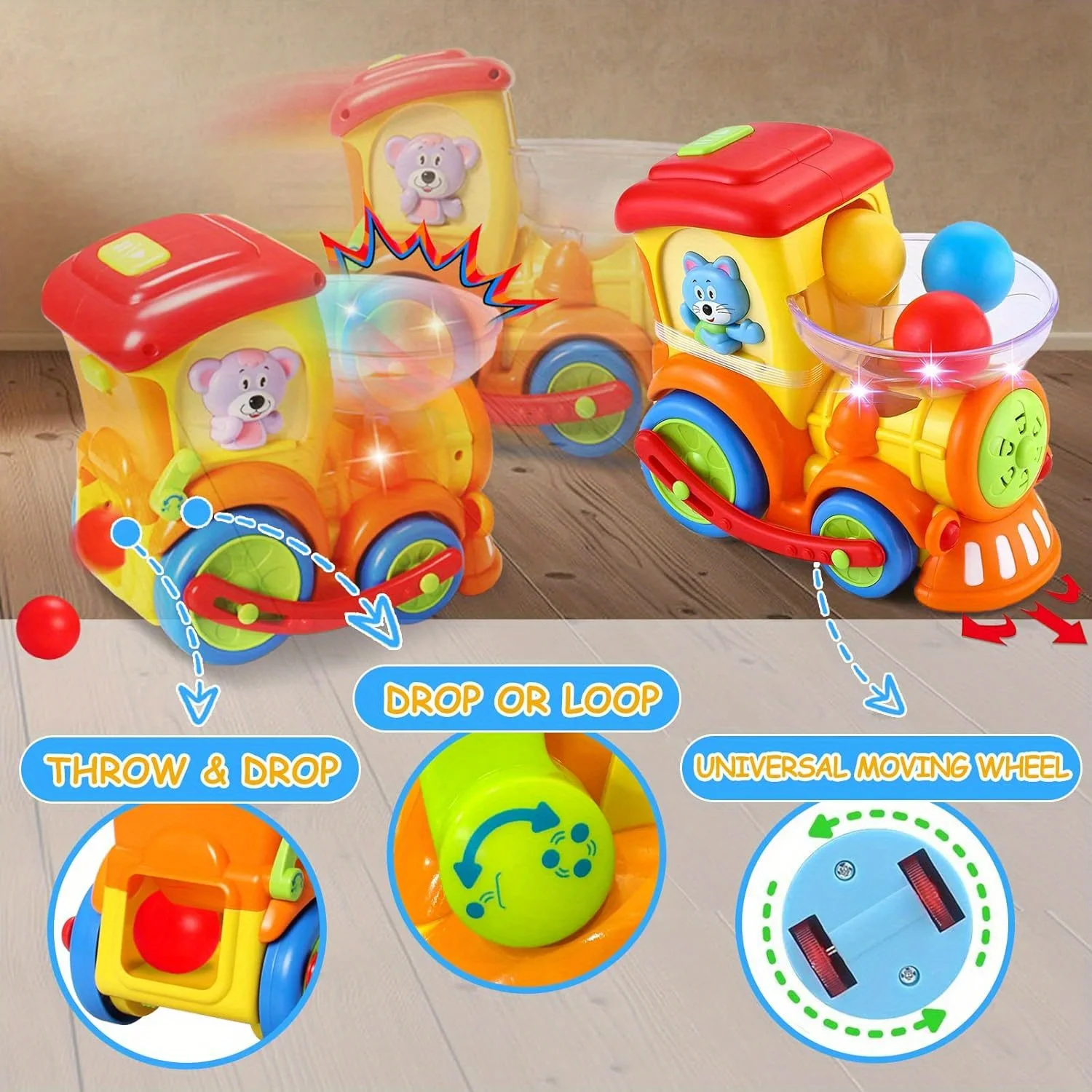 Brinquedos Educativos Primeiros, 1 Ano, 2 Anos, 3 Anos, 6 a 12 Meses, 3 Anos, 8 Meses, 9 Meses, 10 Anos, Engatinhando o Bebê Infantil, Trem Musical, 18 meses