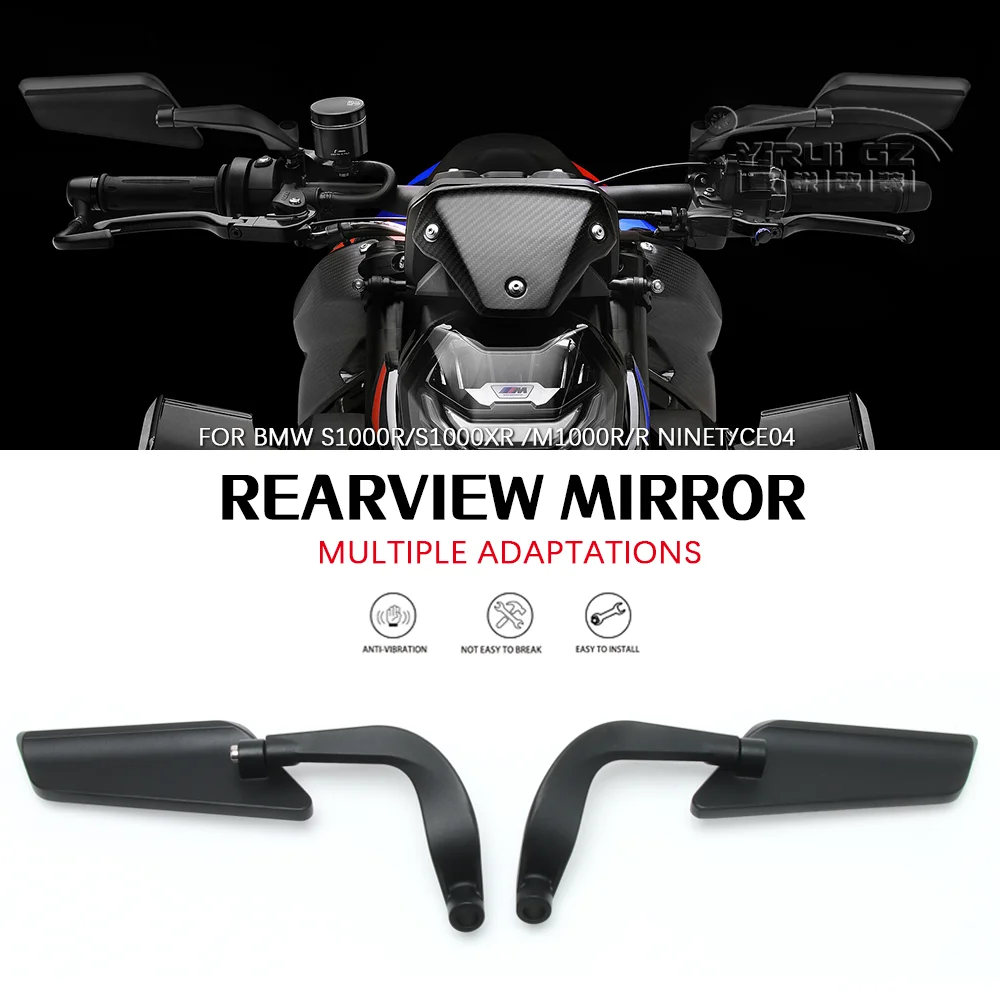

For BMW M1000XR C400X S1000R S1000XR F900R F900XR G310R Wind Wing Stealth Winglets Rearview Mirrors Motorcycle Side View Mirror
