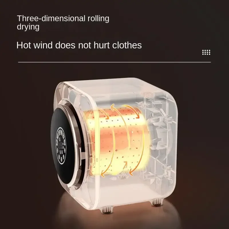 Máquina Automática De Lavar Tambor Doméstico, Alta Temperatura, Lavagem De Mesa De Parede Pendurada, Roupa interior