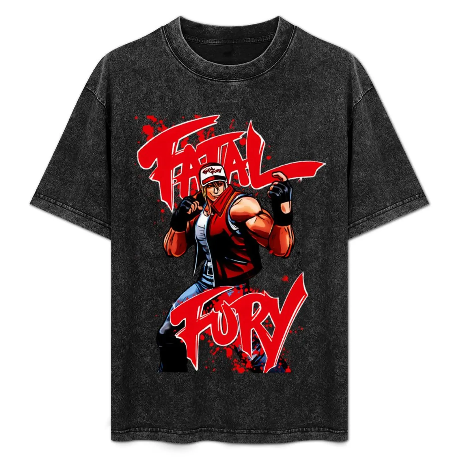 

Fatal Fury - King Of Fighters Edition T-Shirt Casual Basic Short Sleeve T-Shirt