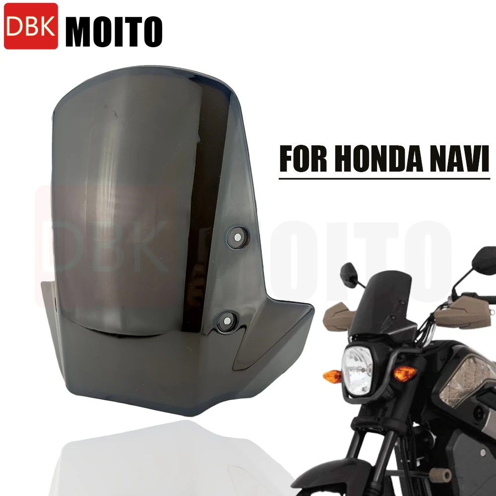 Motorcycle Windscreen Windshield For HONDA NAVI NVA110B 2018-2023 Street Bike 08R70-K74-A00ZA