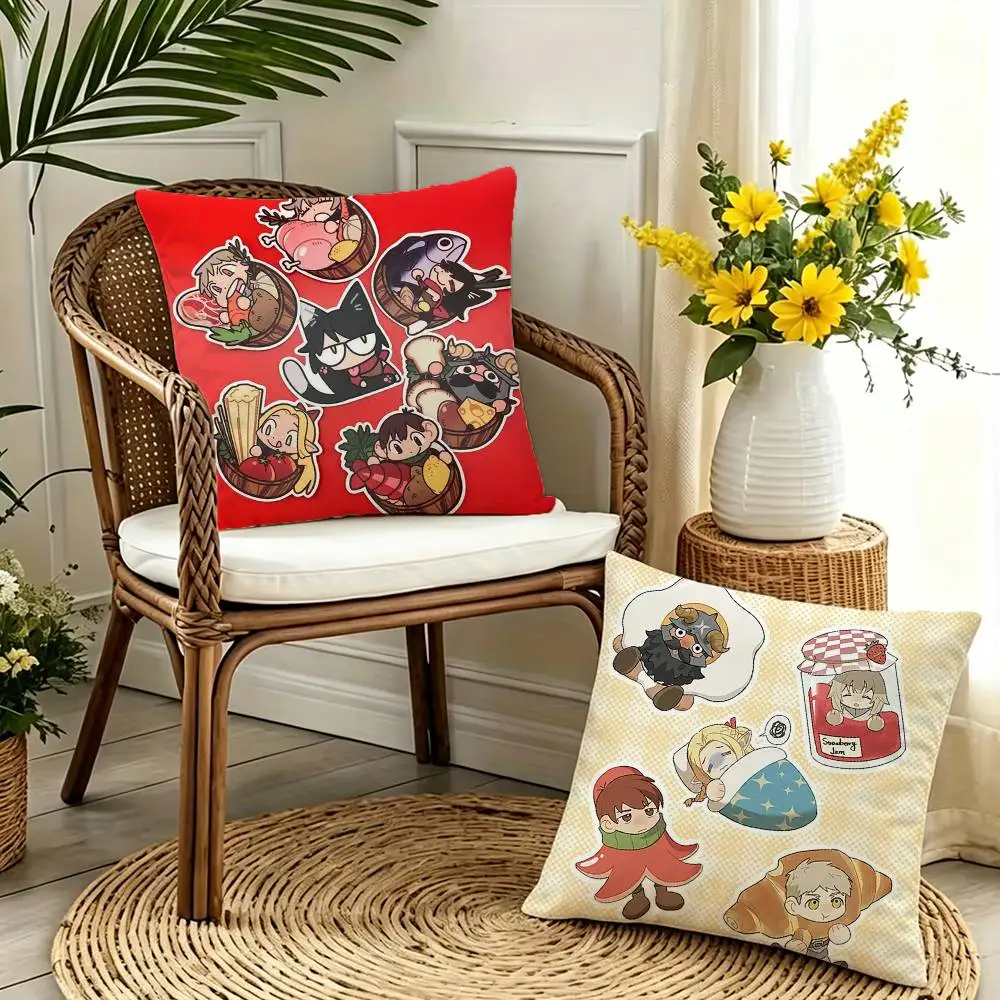 

Dungeon Food Crew Pillow Case Pattern Printed Pillowcase For Living Room Sofa Cushion Cover