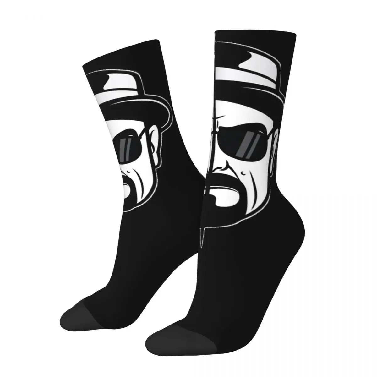 

Heisenberg Head Breaking Bad cosy Unisex Socks Windproof Interesting Four Seasons Socks