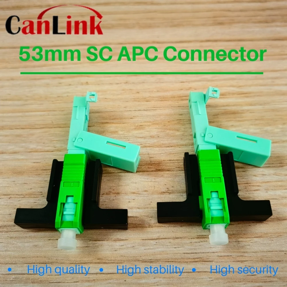 

Original Quality CL 53MM SC APC Single-Mode FTTH Cold Connector Tool Fiber Optic Pre-polish No-Polish 53mm Fast Connector