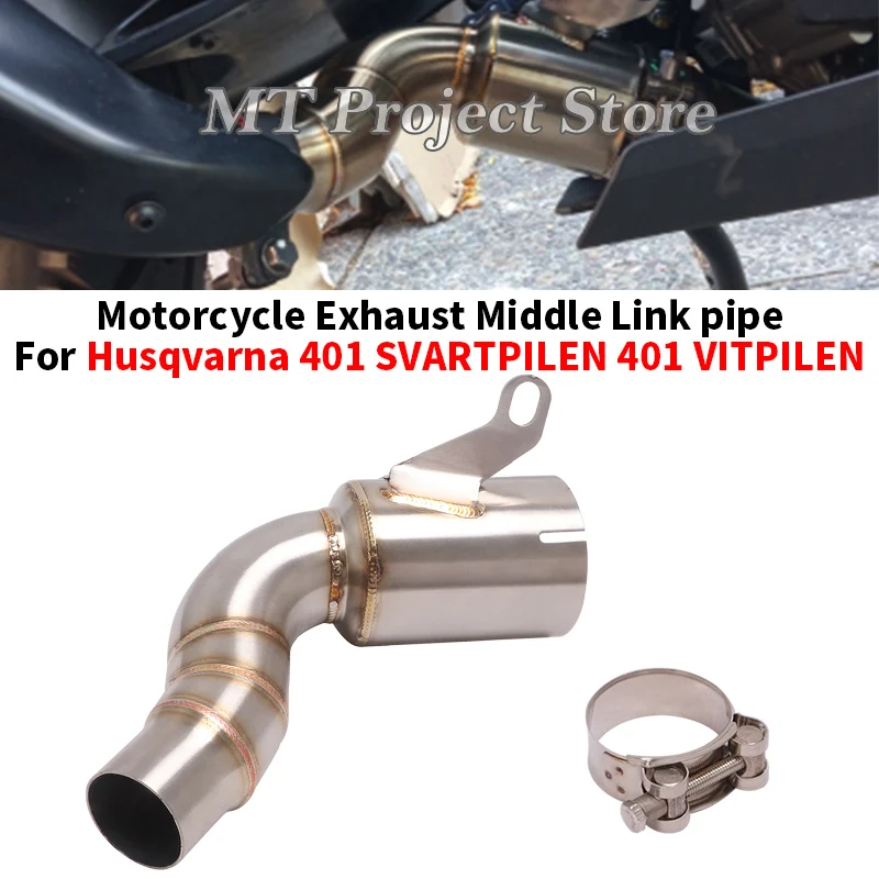 

Slip On For KTM 390 250 Adventure KTM390 KTM250 2020 2021 Motorcycle Exhaust Escape Orignal Middle Link Pipe Moto Muffler Tube