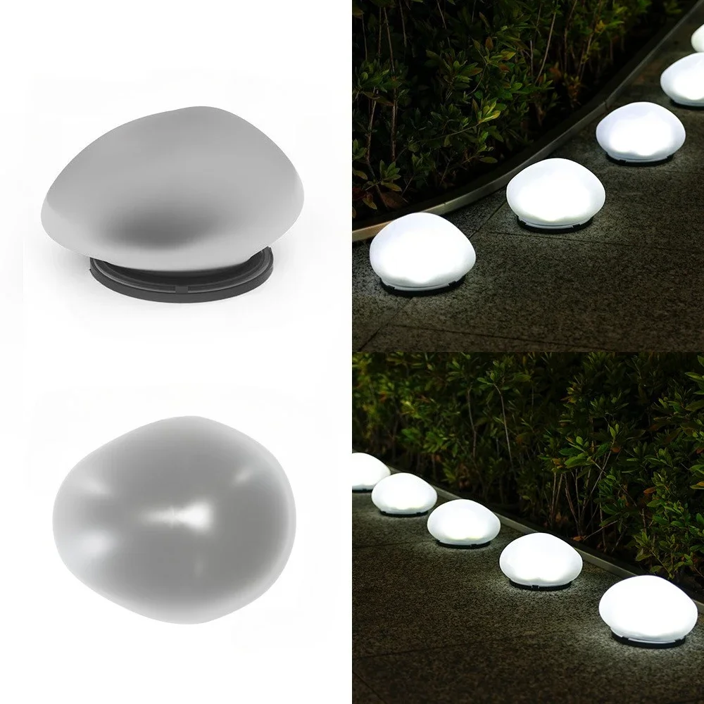 Decoratieve zonnelamp, matte grondlamp, buiten, waterdicht, draagbaar, energiebesparend, lantaarn, kiezelgazonlicht, huis-tuinlamp - afbeelding 2