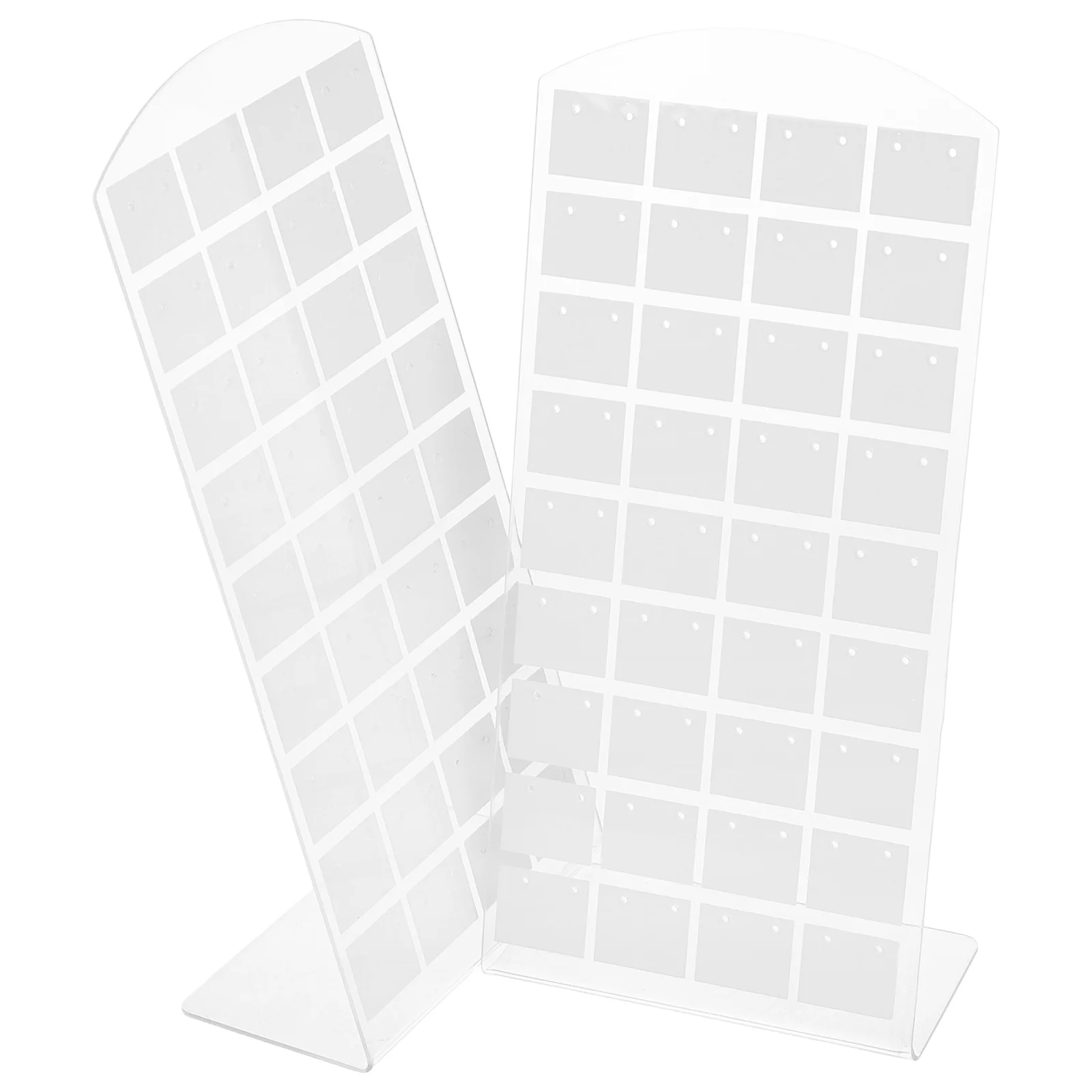 

2 Pcs Earring Display Stand Jewelry Rack Storage Box Organizer Plastic Organizers for Selling