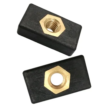 2/6/8個カヤックサイドマウントスライドトラックレールsilders釣竿ポールホルダー取付ベーススライディングナット