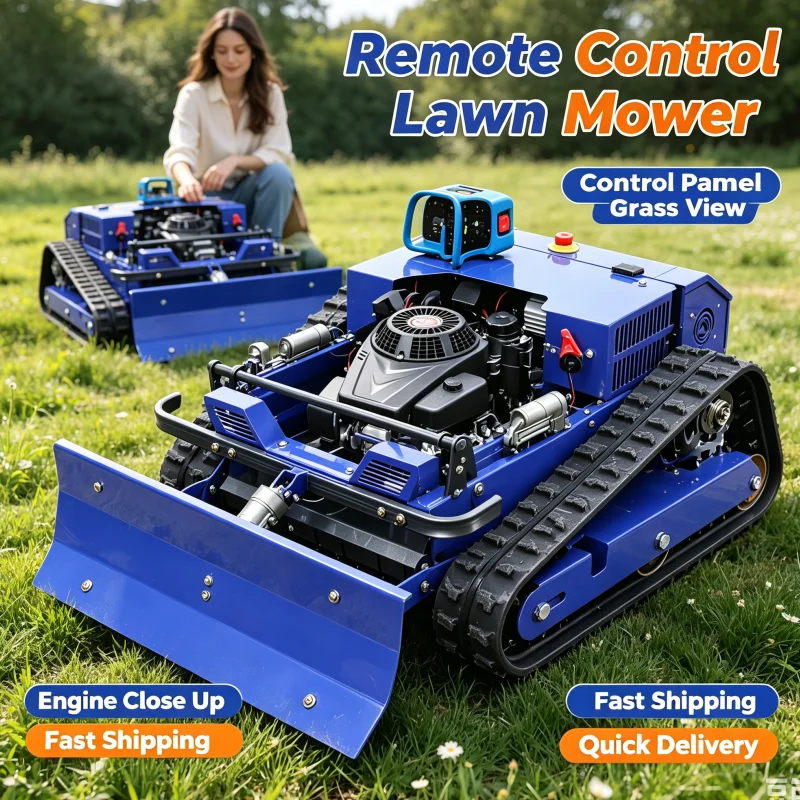 Customised Hot Sale Lawn Mower Robot With Snow Shovel All Terrain Zero Turn Labor Saving For Farm Lawn