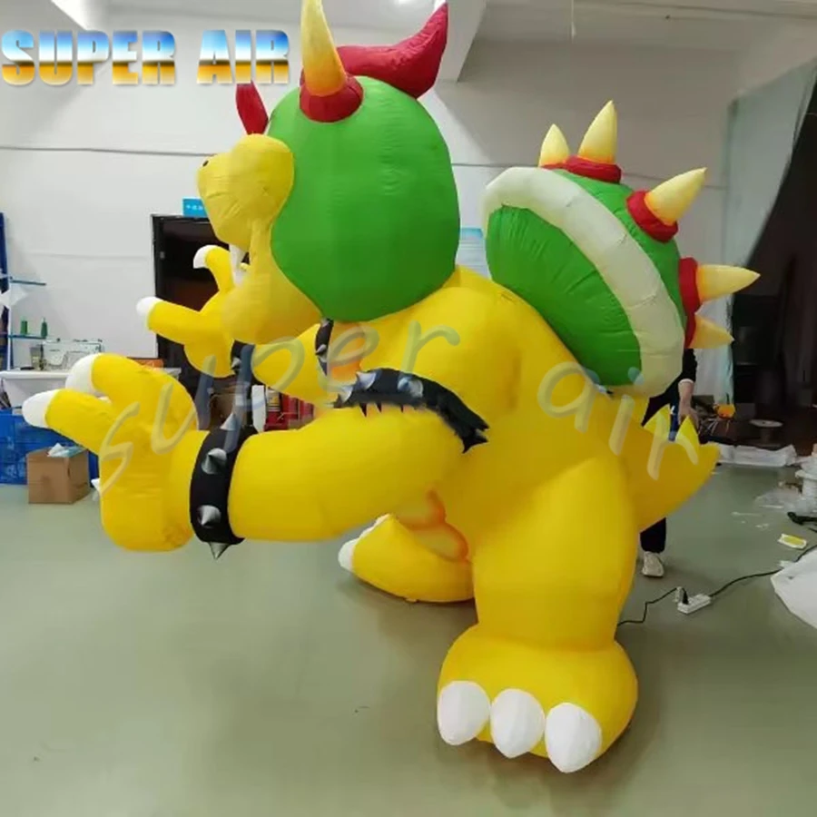 Simulation game character model inflatable dragon turtle for game company decoration