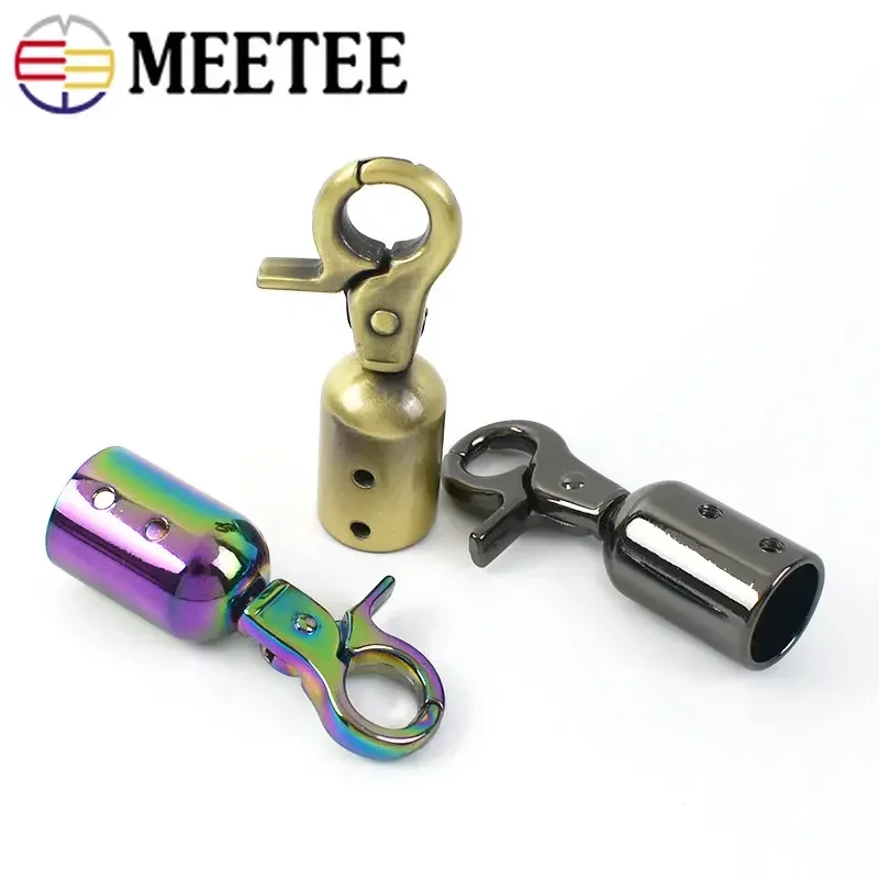 2/4/10Pcs Meetee Metal Buckles Bag Handle Strap Belt Cap Hook Lobster Snap Clip Clasp Buckle Handbag Hanger Hardware Accessories