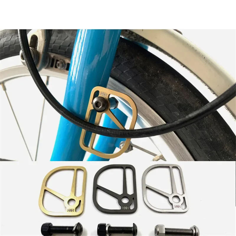 

H&H finder titanium for brompton fork Brake cable guard cable protector