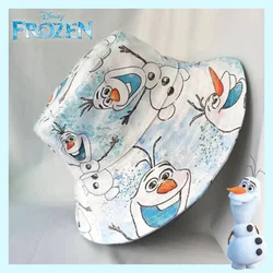 Disney Frozen Olaf Snowman Summer Baby Hat Boy Girl Sun Cap Children Panama Beach Kids Bucket Hat Cute Cartoon Infant Caps Gifts