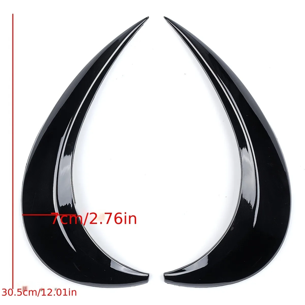 For BMW Mini F55 F56 F57 2014 2015 20156-2024 Pair Add-On Headlight Eye Lids Covers Carbon Look /Glossy Black Car Accessories