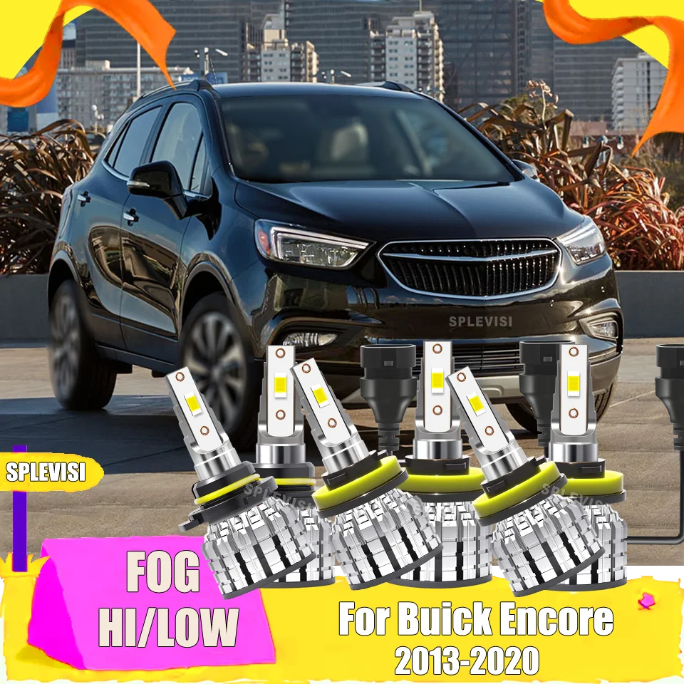 

12000LM/Bulb 6000K 9005 H11 H11 Headlight Foglamps Lights For Buick Encore 2013 2014 2015 2016 2017 2018 2019 2020 Plug & Play