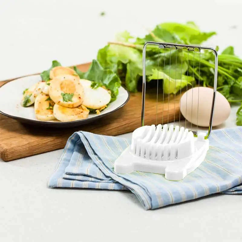 Kitchen Accessories Egg Slicers Chopper Stainless Steel Fruit Salad Cutter Egg Tools Manual Food Processors Kitchen Tool Gadgets image 6