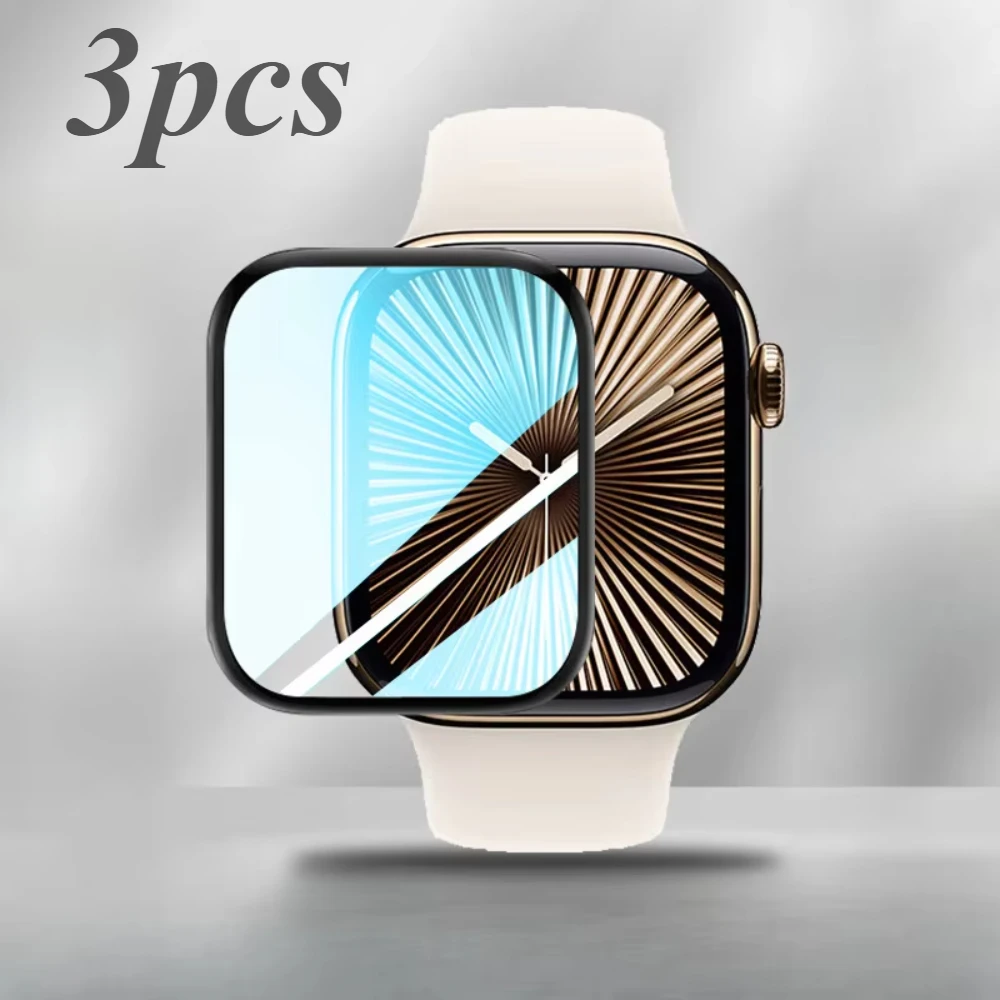 

Glass Screen Protector Film For Apple Watch10 46mm 42mm Soft Hydrogel Film iWatch Ultra 2 49mm 9 8 7 6 5 SE 45mm 41mm 44mm 40mm