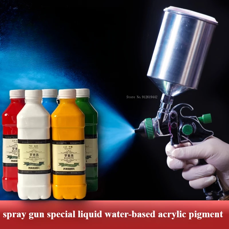 100 ml/şişe püskürtme tabancası Özel Sıvı Su bazlı Akrilik Pigment Çimento Döşeli Simülasyon Ağaç Boyama/duvar Boyama Pigment