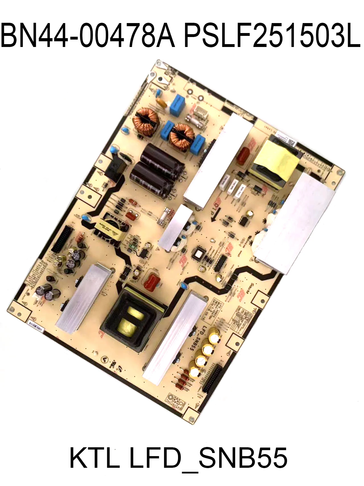 Original Genuine BN44-00478A PSLF251503L KTL LFD_SNB55 Power Supply Board is for LH55CPPLBB/ZA LH55UDCPLBB/ZA LH55UDDPLBB/ZA TV