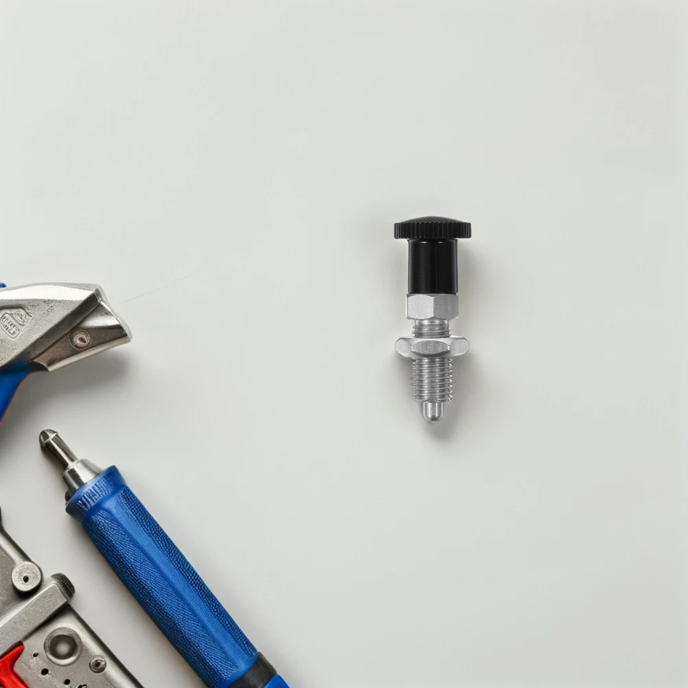 

2pcs Stainless Steel Return Knob Self-Locking Indexing Plunger For Precision Positioning Mechanical Fastening Automation
