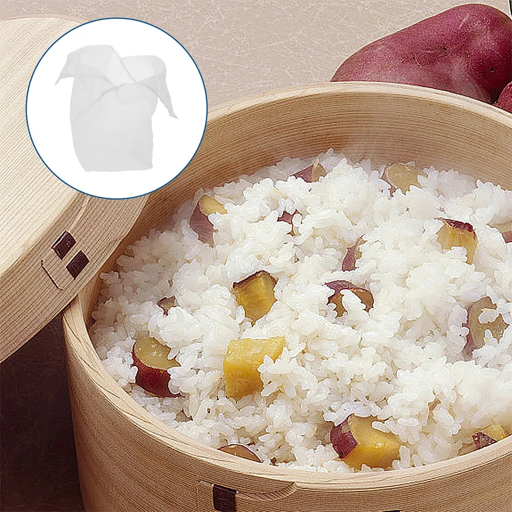 

Nylon Cooking Net Steaming Bag Large Capacity Non-Stick Reusable Steamer Cloth Rice Cooker Liner Cheesecloth Bags for Sushi