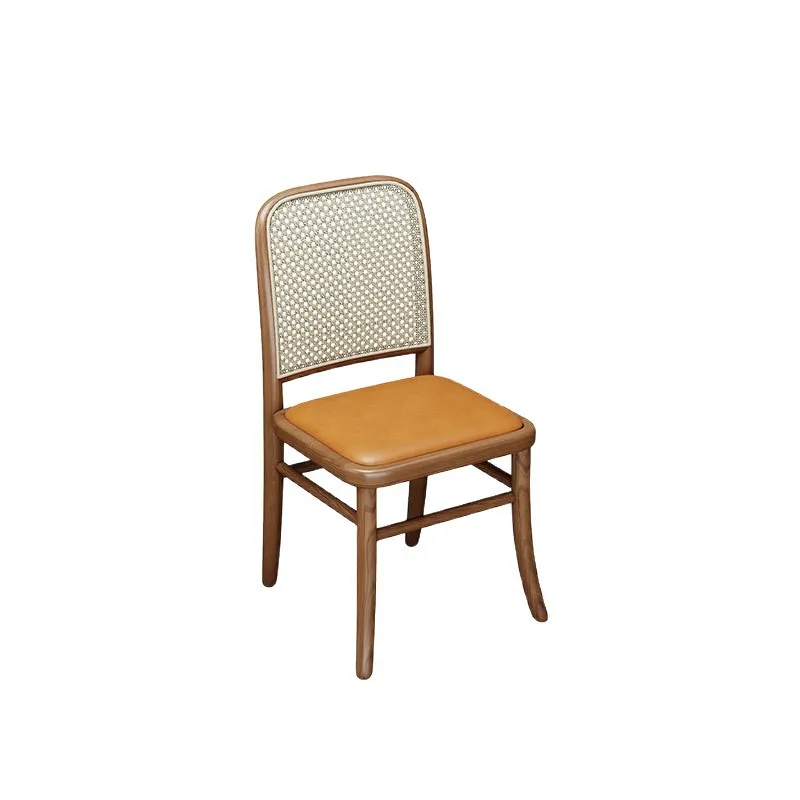 Theme restaurant booth sofa catering hotel against the wall woven rattan booth teahouse hot pot restaurant chain restaurant tabl
