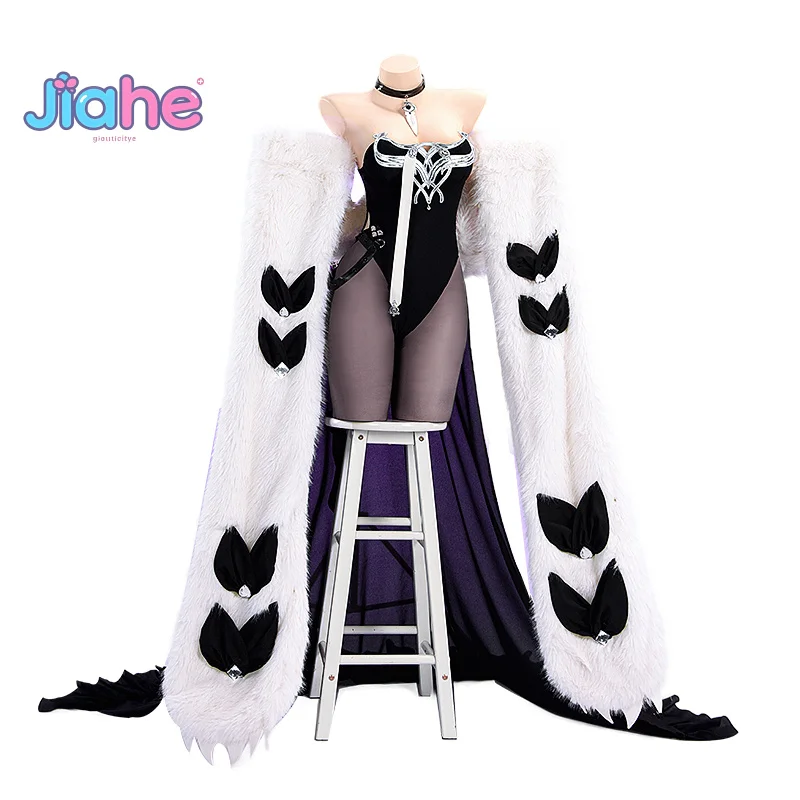 SN Tashkent Game Azur Lane أزياء تنكرية مثيرة بذلة جوارب عباءة قلادة الدعامة مجموعة زي حفلة الهالوين النسائية