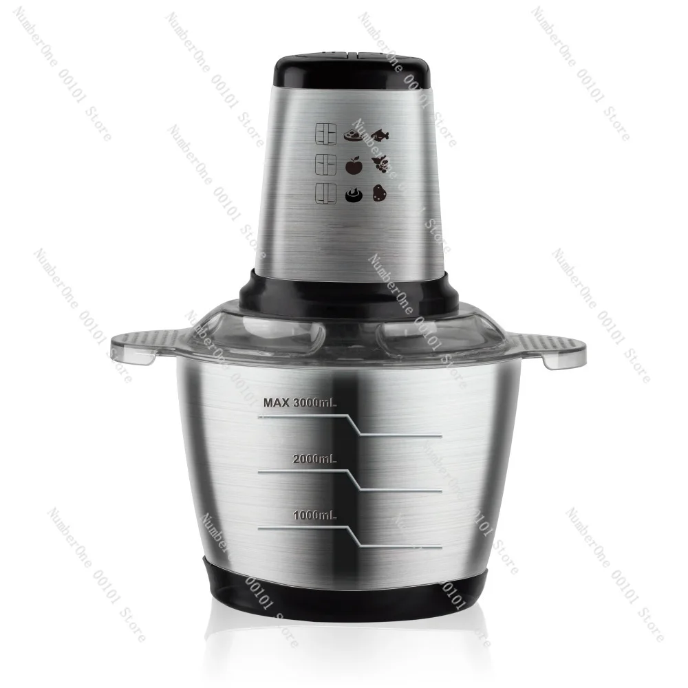 Large capacity meat grinder household stainless steel electric cooking machine multi-functional kitchen