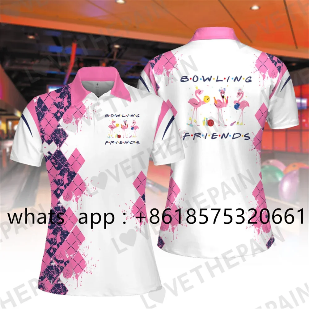 Women's High Quality Golf Short Sleeve T-shirt Breathable Outdoor Leisure Golf Polo Shirt Sports Golf Shirt Ball Sports Clothing