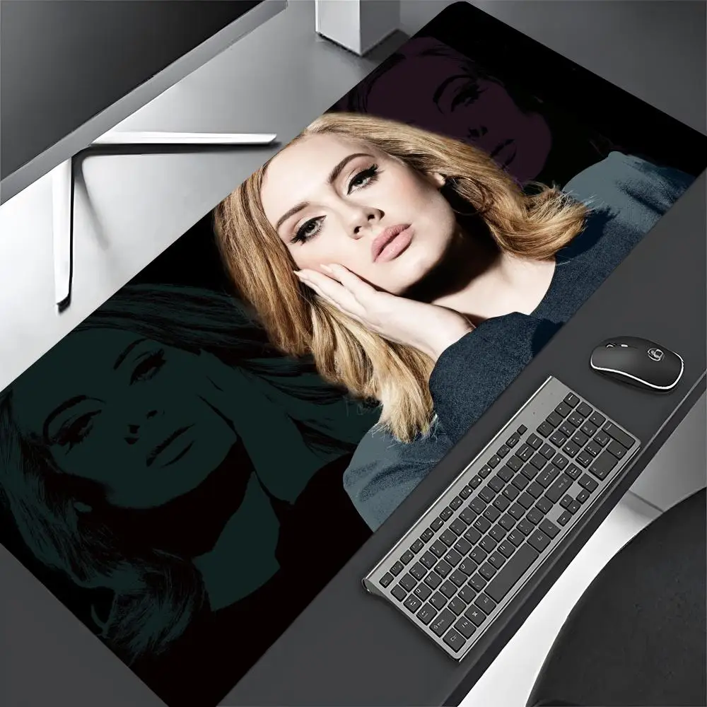 Singer Adele Mouse Pad Gaming Mousepad Large 900x400mm MouseMat Gamer Mause Carpet PC brave Desk