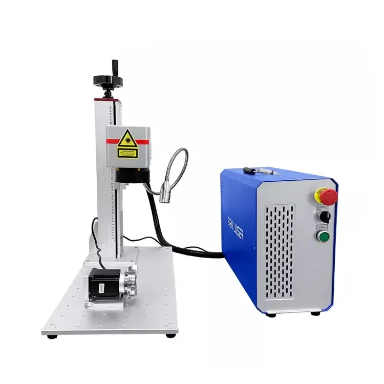 

New Marker Fiber Laser Marking Machine 30w 50w On Metal gold silver engraving cutting machines for bracelet deep engraver