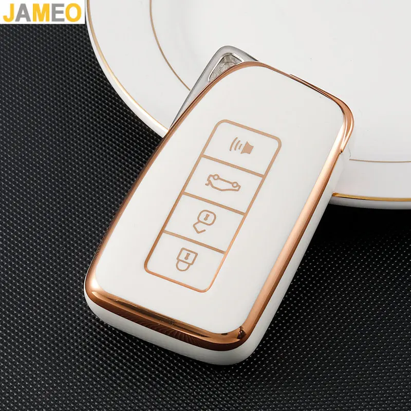 

Чехол для автомобильного ключа с дистанционным управлением из ТПУ, 3/4 кнопки, чехол-брелок для Lexus NX GS RX IS ES GX LX RC 200 250 350 LS 450H 300H, аксессуары