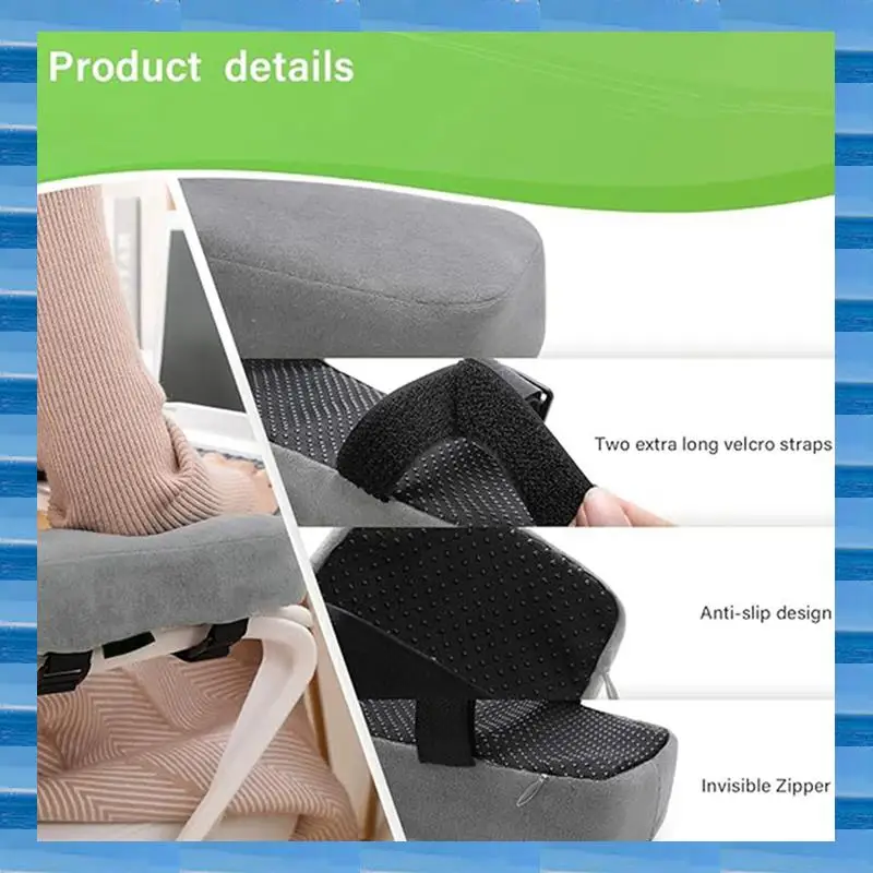 2 Pcs Comfy Gaming Chair Arm Rest Covers For Elbows And Forearms Pressure Relief