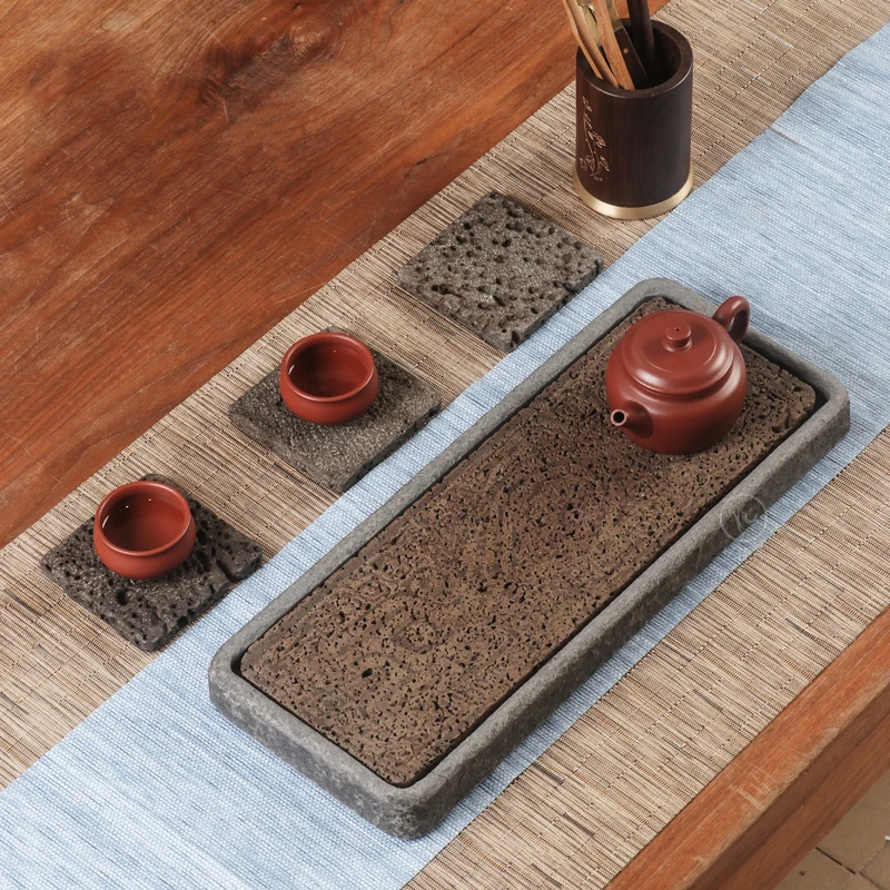 Tableware Table Tea Tray Long Coasters Hospitality Smoking Dining Tea Tray Accessories Coffeeware Bandejas Home Decorationgs