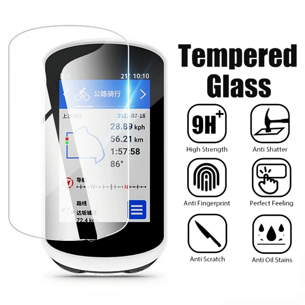 Tempered Glass For Garmin Edge 1030 1040 1000 130 Plus 530 830 840 540 Explore 2 Screen Protector Bicycle GPS Stopwatch HD Film