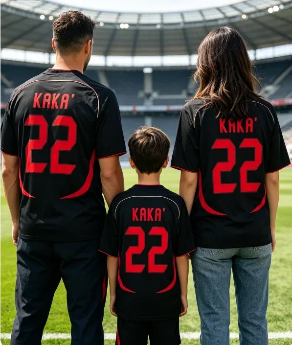 AC Milan KAKA 22 Soccer Jersey Men Women Kids Retro Football Shirt Family Matching Sport Training Tops Matching Family Cheap
