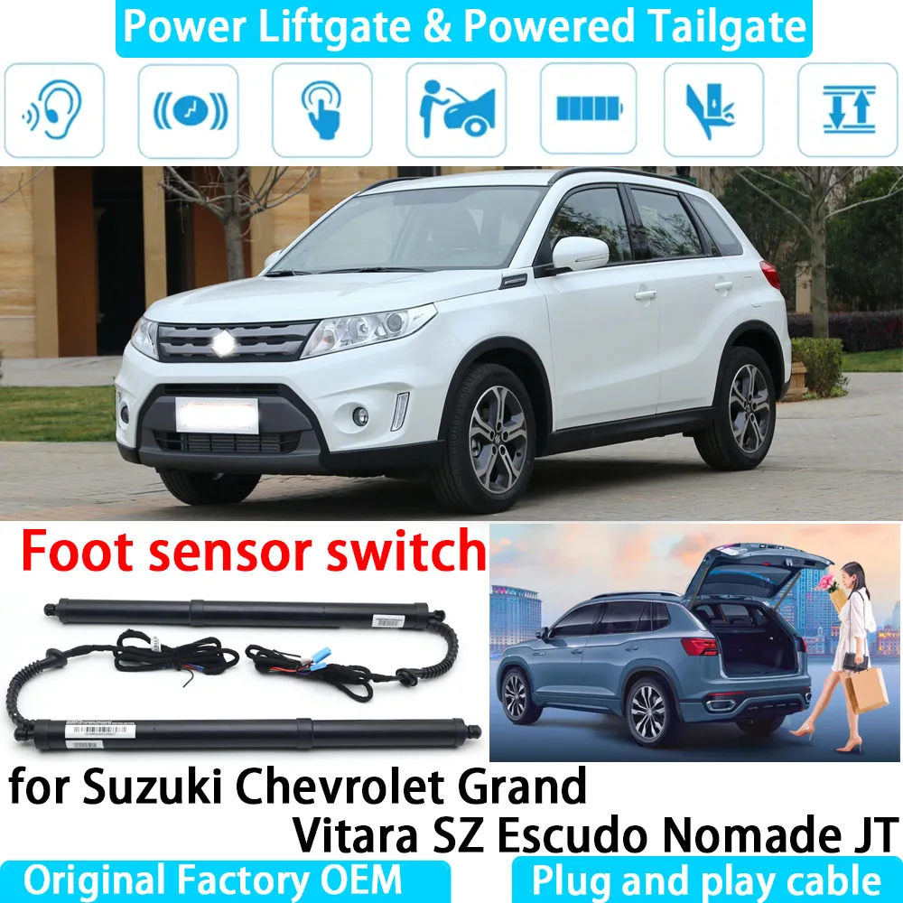 for Suzuki Chevrolet Grand Vitara SZ Escudo Nomade JT Automatic Electric Power Liftgate Powered Tailgate Strut Tail Gate