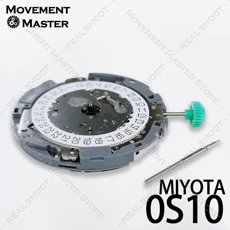 Miyota OS10 0S10 Quartz Watch Movement Chrono 3 Hands Date SR927W Battery 13? ? 4.13mm Watchmaking Repair Components