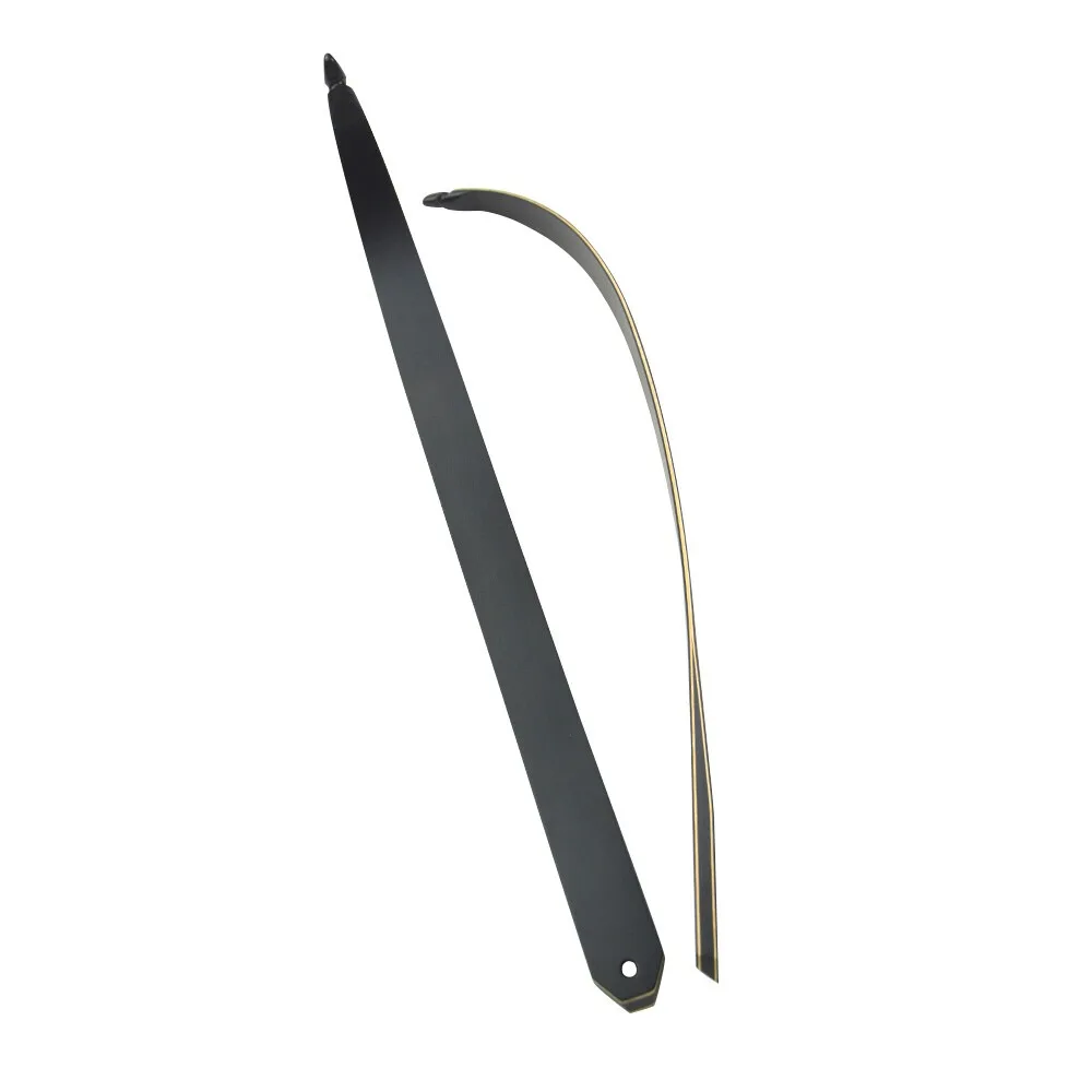 25-60lbs Black Hunter Recurve Boog Lange Boog Ledematen Takedown Bamboe Kern Boogschieten Jacht Doel - afbeelding 2