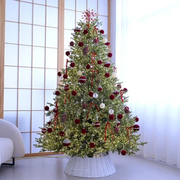 Pure PE Red Christmas Tree 1