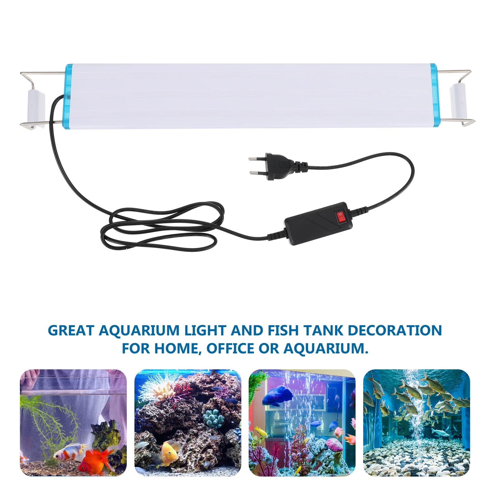 

PVC Aquarium Light Accessories Supply Easy to Clean LED Lighting Lamp for Fish Tank Supplies Aquatic Plant Landscaping Lights