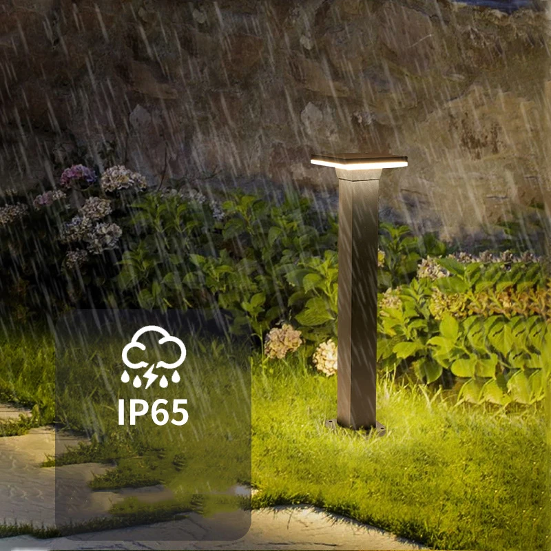 Outdoor Waterproof IP65 10W LED Lawn Lamp 30CM 60CM New Style Aluminum Pillar Garden Path Square Landscape Lawn Lights AC85-265V