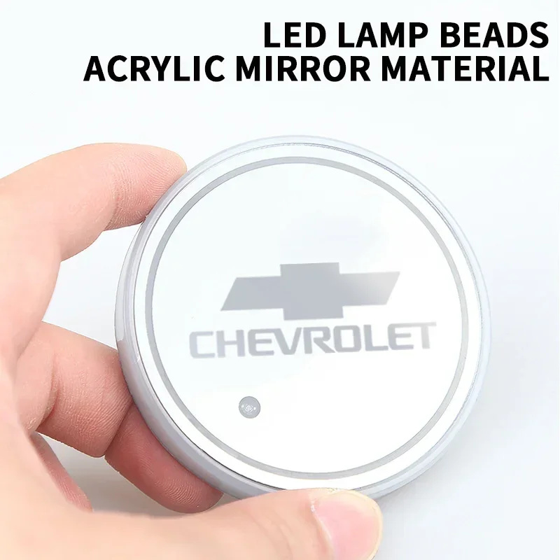 أضواء LED للسيارة حامل مشروبات كوستر مضيئة لسيارة شيفروليه كروز تراكس أفيو لوفا شراع أبيكا كابتيفا ماليبو فولت كامارو كوبالت #2